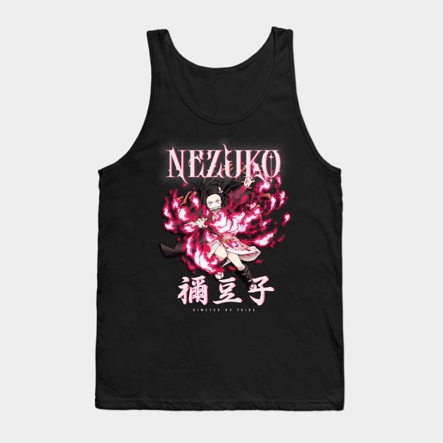 Nezuko Tank Top by BLXDWEAR
